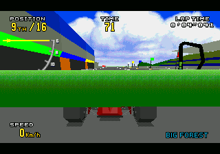 Скриншот игры Virtua Racing Deluxe